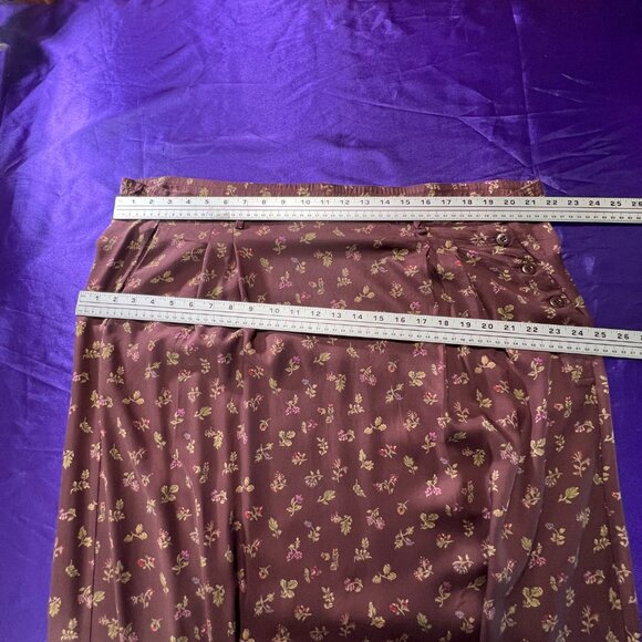 📌Eddie Bauer Floral Maxi Plus Size Rayon Skirt with Pockets - Picture 11 of 15